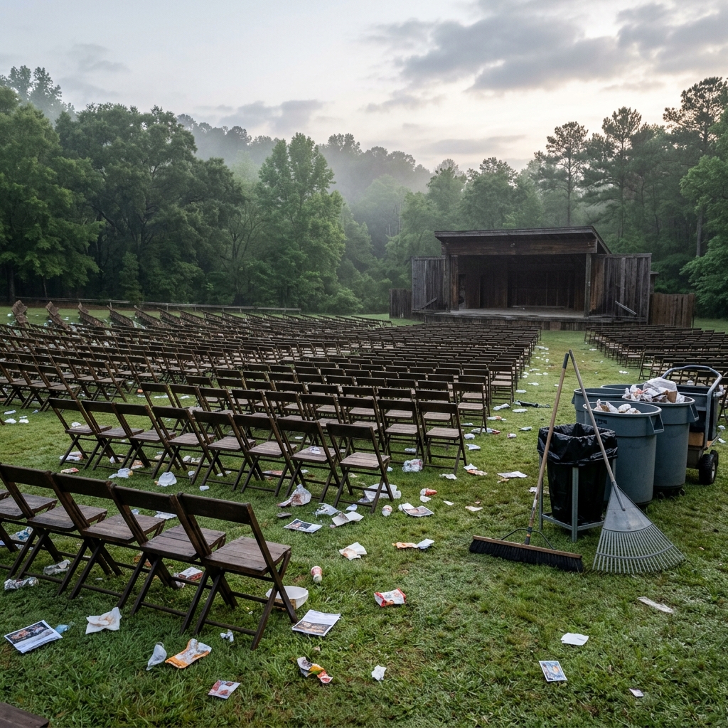 Event-related biohazard cleanup in Alpharetta