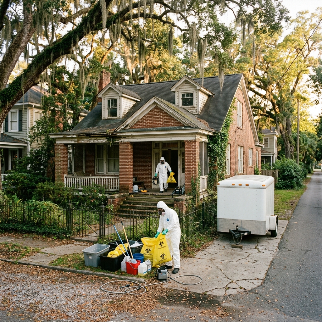 Older homes biohazard cleanup challenges